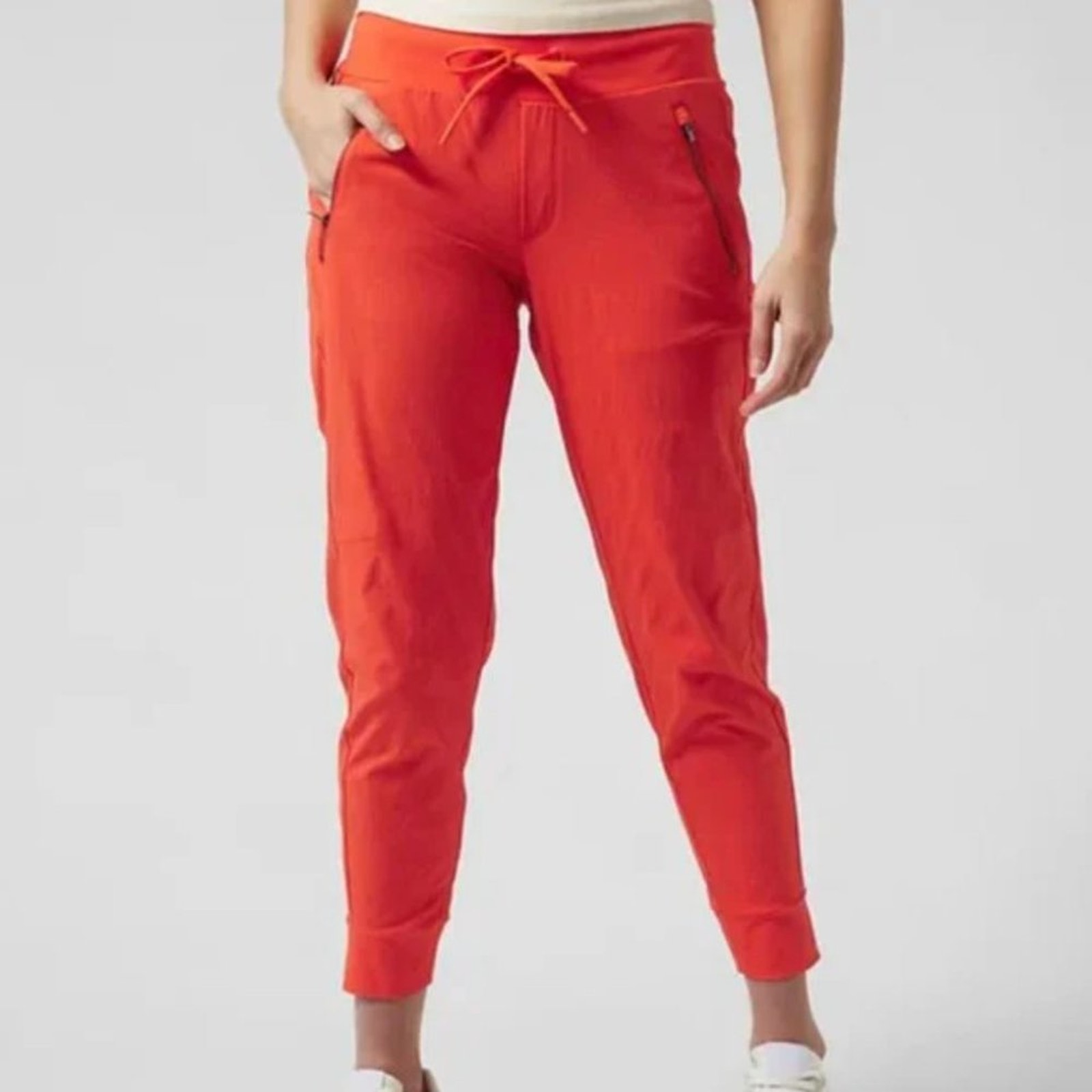 Athleta Trekkie North Jogger Flame Orange 3a2